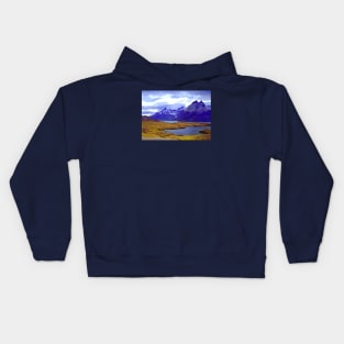 Lagoa Pehoe Torres del Paine Kids Hoodie